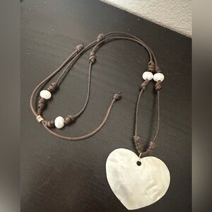 HEART Seashell Necklace